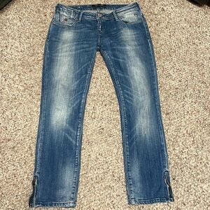 Scotch and soda Maison scotch zip ankle jeans